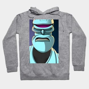 Blue robot Hoodie